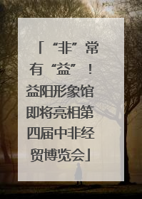“非”常有“益”！益阳形象馆即将亮相第四届中非经贸博览会