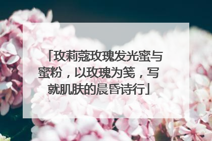 玫莉蔻玫瑰发光蜜与蜜粉，以玫瑰为笺，写就肌肤的晨昏诗行