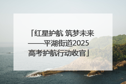 红星护航 筑梦未来——平湖街道2025高考护航行动收官