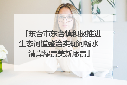 东台市东台镇积极推进生态河道整治实现河畅水清岸绿景美新愿景
