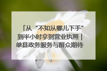 从“不知从哪儿下手”到半小时拿到营业执照｜单县政务服务与群众期待的“双向奔赴”