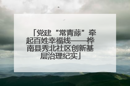 党建“常青藤”牵起百姓幸福线——桦南县秀北社区创新基层治理纪实