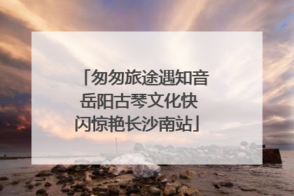 匆匆旅途遇知音 岳阳古琴文化快闪惊艳长沙南站
