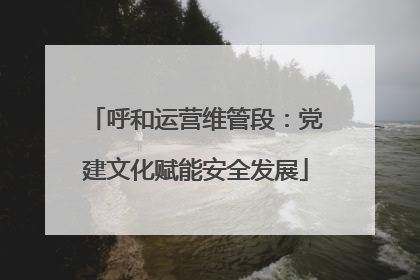 呼和运营维管段：党建文化赋能安全发展