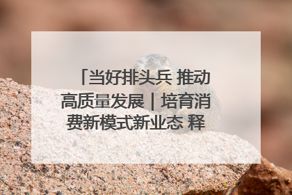 当好排头兵 推动高质量发展｜培育消费新模式新业态 释放经济增长新动能