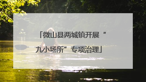 微山县两城镇开展“九小场所”专项治理