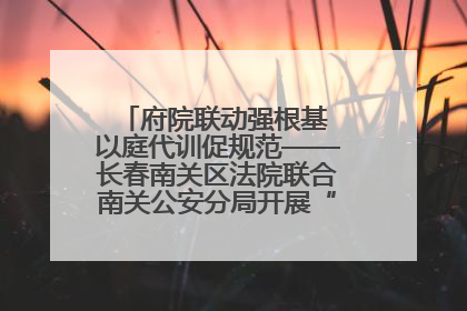 府院联动强根基 以庭代训促规范——长春南关区法院联合南关公安分局开展“以庭代训”