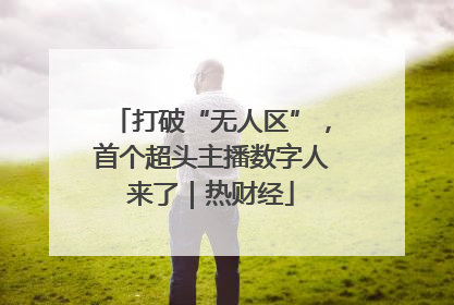 打破“无人区”，首个超头主播数字人来了｜热财经