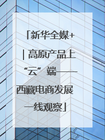 新华全媒+｜高原产品上“云”端——西藏电商发展一线观察