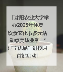 沈阳农业大学举办2025年仲夏饮食文化节多元活动点亮毕业季 “辽宁优品”进校园首站启动