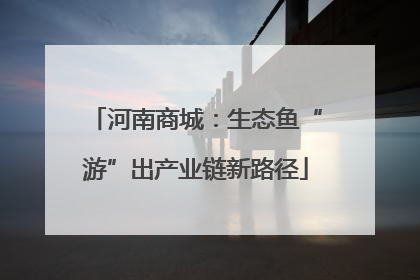 河南商城：生态鱼“游”出产业链新路径