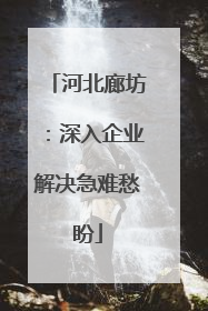 河北廊坊：深入企业解决急难愁盼
