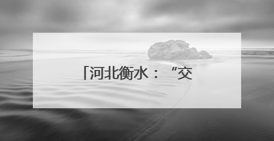 河北衡水：“交农融合”为乡村振兴注入新活力