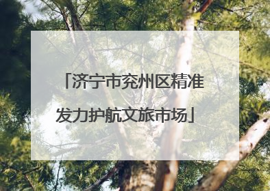 济宁市兖州区精准发力护航文旅市场