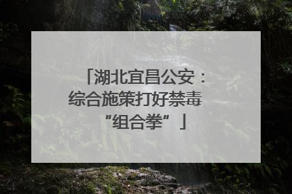 湖北宜昌公安：综合施策打好禁毒“组合拳”