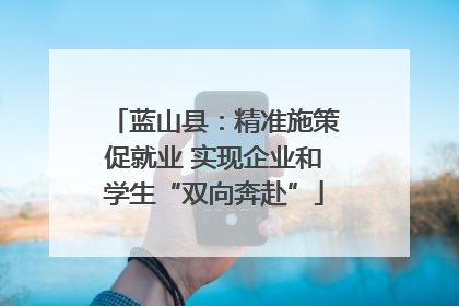 蓝山县：精准施策促就业 实现企业和学生“双向奔赴”