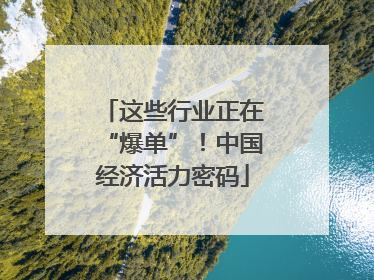 这些行业正在“爆单”！中国经济活力密码