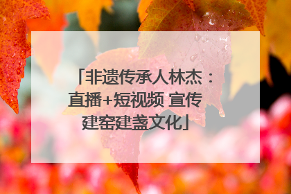 非遗传承人林杰：直播+短视频 宣传建窑建盏文化
