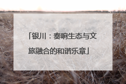 银川：奏响生态与文旅融合的和谐乐章
