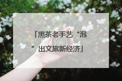 黑茶老手艺“泡”出文旅新经济