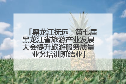 黑龙江抚远：第七届黑龙江省旅游产业发展大会提升旅游服务质量业务培训班结业