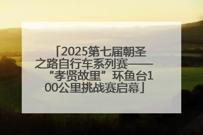 2025第七届朝圣之路自行车系列赛——“孝贤故里”环鱼台100公里挑战赛启幕
